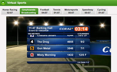 Coral virtual racing